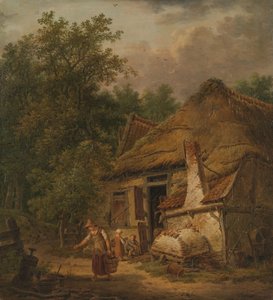 Cascina vicino a Helvoirt da Pieter Pietersz. Barbiers
