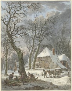 Paesaggio invernale da Pieter Pietersz. Barbiers