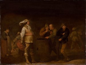 La resa del bottino di guerra, c. 1635 da Pieter Quast