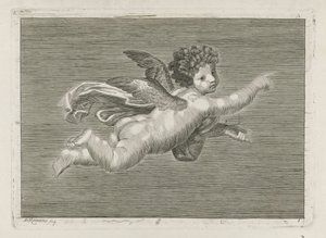 Putto che indica da Pieter Romans