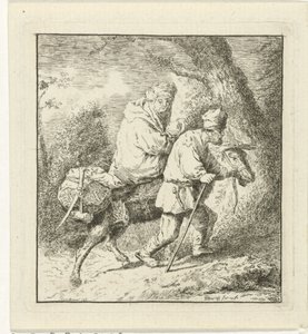 Fuga in Egitto da Pieter Roosing