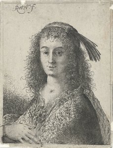 Busto di una giovane donna da Pieter Rottermondt