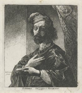 Ritratto di Janus Secundus da Pieter Rottermondt