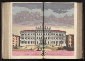 Palazzo di Montecitorio a Roma da Pieter Schenk (I)