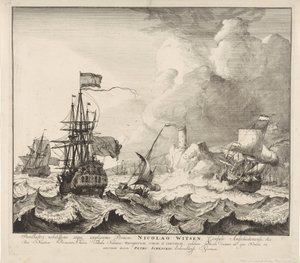 Navi in tempesta da Pieter Schenk (I)