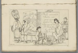 Disegnatore cinese e altre figure cinesi