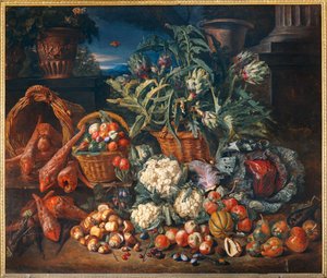 Natura morta: legumi e frutta - Still-life: Legumi e frutta ... da Pieter Snyers