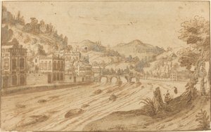 Veduta del fiume da Pieter Stevens