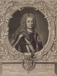 Ritratto del Principe Boris Ivanovich Kurakin 1676-1727, dopo il 1717 da Pieter Stevens Gunst van