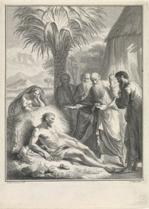 Giobbe sul letamaio da Pieter Tanjé