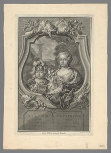 Ritratto di Guglielmo V, principe di Orange-Nassau, e Carolina, principessa di Orange-Nassau
