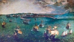 Battaglia nella baia di Napoli da Pieter Bruegel the Elder
