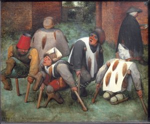 I mendicanti o gli storpi da Pieter Bruegel the Elder