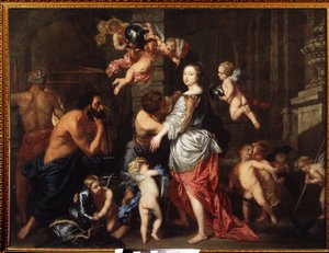 La visita di Venere a Vulcano da Pieter Thies