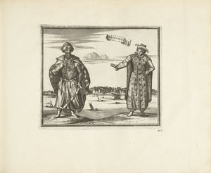 Abitanti di Arkhangelsk, 1726 da Pieter Van der Aa