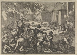 Sacco di Magdeburgo, 1698 da Pieter Van der Aa