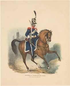 Soldato a cavallo Dragonder in Nederlandsche dienst da Pieter Wilhelmus van de Weijer