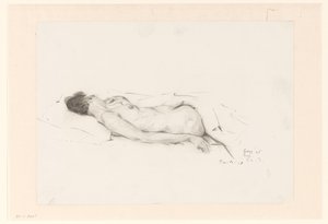 Nudo sdraiato da Pieter Willem van Baarsel
