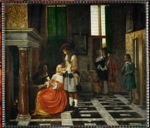 I giocatori di carte - Les joueurs de cartes ... da Pieter de (after) Hooch