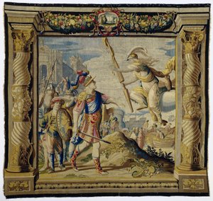 Re Thaos e la dea Atena da Pieter de Cracht
