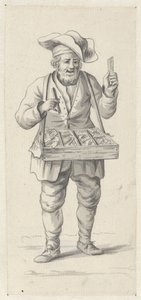 Venditore ambulante di pettini e aghi da Pieter de Goeje
