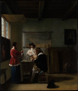 La visita da Pieter de Hooch