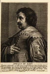Ritratto di Paulus Pontius, incisore e pittore fiammingo da Pieter de II Jode