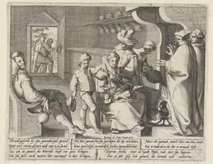 Allegoria della pigrizia da Pieter de Jode (I)