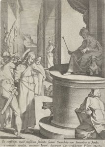 Cristo davanti a Pilato da Pieter de Jode (I)