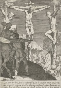 Crocifissione di Cristo da Pieter de Jode (I)
