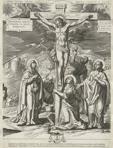 Crocifissione di Cristo (parte centrale) da Pieter de Jode (I)