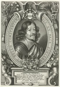 Ritratto di Johann von Reumont da Pieter de Jode (II)