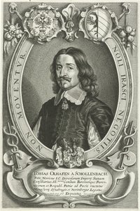 Ritratto di Tobias Oelhafen von Schöllenbach (serie Celeberrimi Legati) da Pieter de Jode (II)