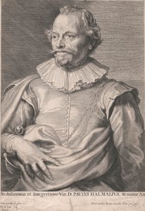 Nobilissimus et Integermus Vir, D. Paulus Halmalius, Senator Ant. da Pieter de Jode