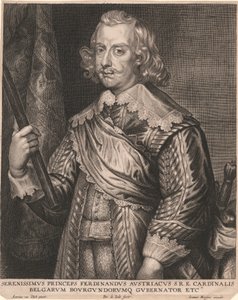 Serenissimus Princeps Ferdinandus Austriacus S.R.E. Cardinalis Belgarum Bourgundorumq Gubernator ecc. da Pieter de Jode
