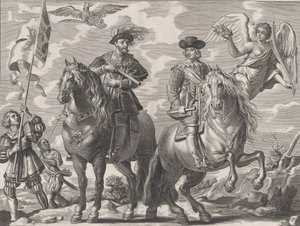 Tavola 20: Carlo V e Ferdinando a Cavallo, da 