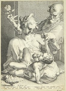 La Sacra Famiglia da Pieter de Jode I