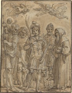 Cinque Santi da Pieter de Jode I