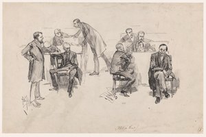 La Seconda Camera durante il dibattito sulla revisione costituzionale del 1887
