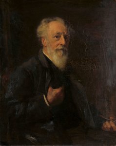 Ritratto di J.A.B. Stroebel (1821-1905), pittore da Pieter de Josselin