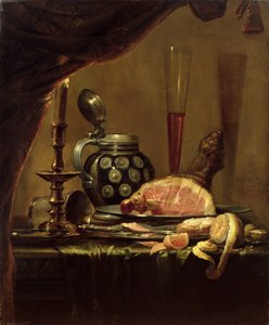 Natura morta con prosciutto