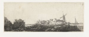 Il ponte di legno da Pieter de With (attributed to)