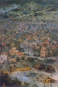 Città (dettaglio da La torre di Babele) da Pieter Bruegel the Elder