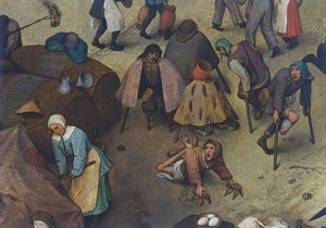 Lotta tra Carnevale e Quaresima da Pieter Bruegel the Elder