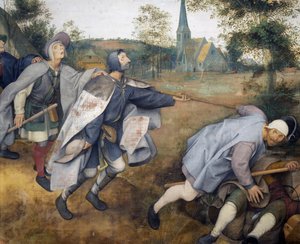 I ciechi che guidano i ciechi da Pieter Bruegel the Elder