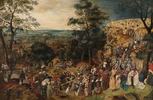 Cristo che porta la croce da Pieter the Younger Brueghel