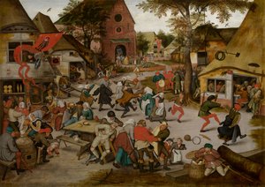 Kermesse della festa di San Giorgio (olio su tavola) da Pieter the Younger Brueghel