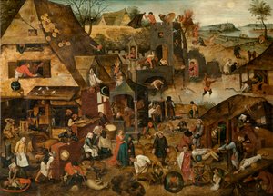 Proverbi da Pieter the Younger Brueghel