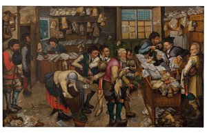 Il pagamento delle decime da Pieter the Younger Brueghel
