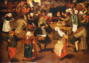La danza nuziale da Pieter Brueghel the Younger